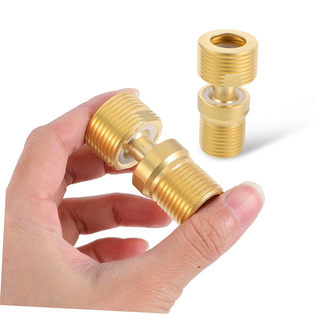 Shower Head Swivel Ball Adapter, Brass Adjustable Shower Arm Connector for Bathtub Faucet Universal Bathroom Showering Component