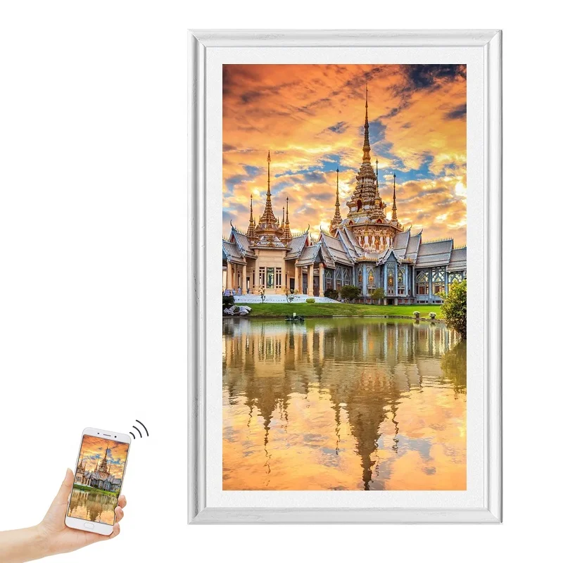 Customizable Digital Picture Frame with WiFi 27 Inch Digital Photo Frame LCD Screen square Digital Photo Frame