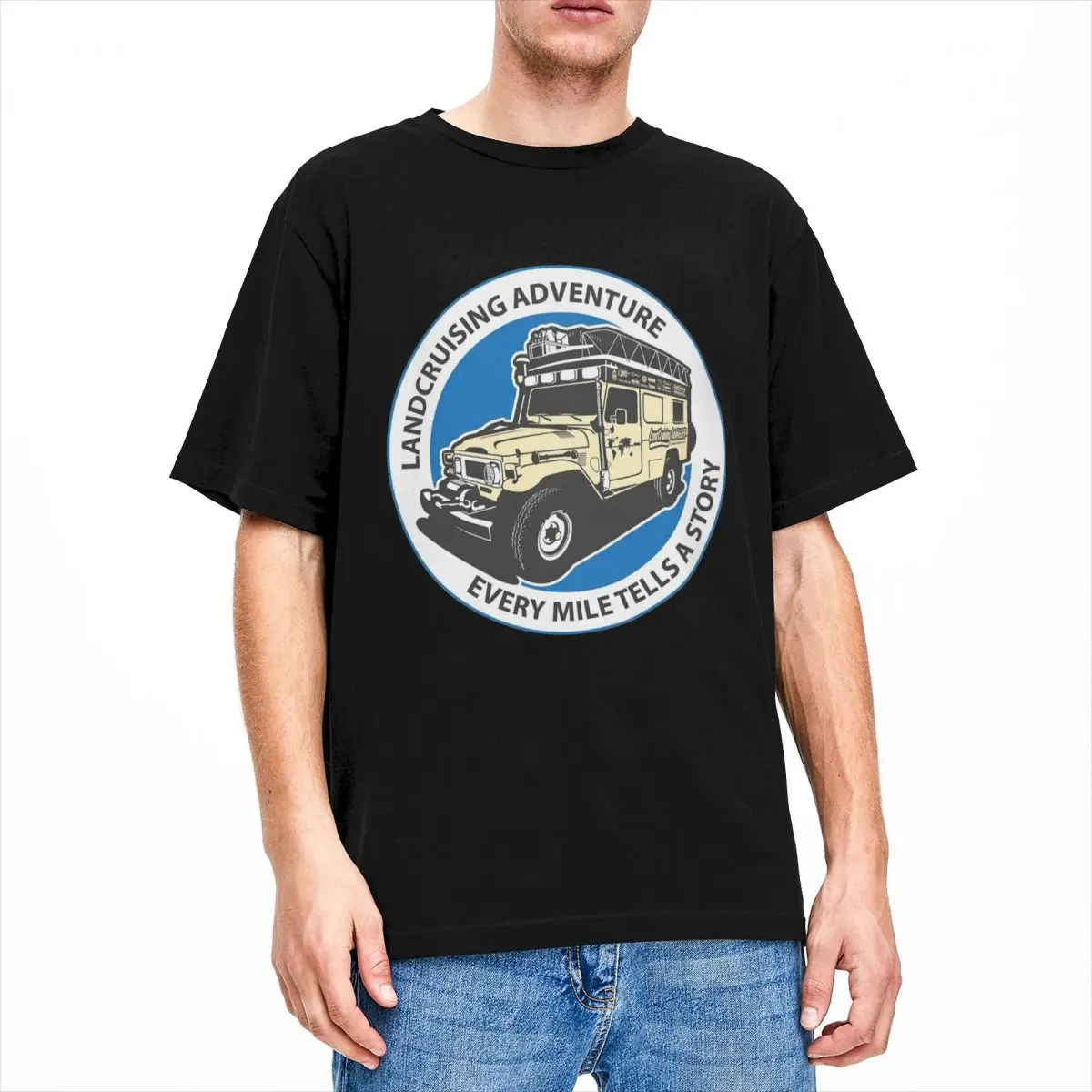 Landcruising Adventure for Men Women T Shirt Overland Off Road 80 Car Apparel Funny Tees T-Shirts 100% Cotton Adult Clothing