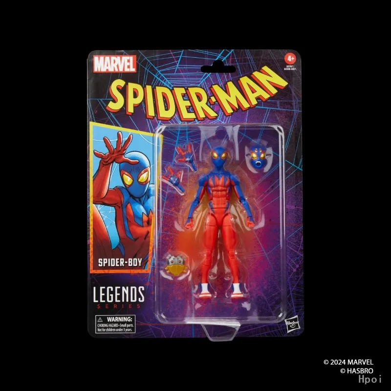 Original Hasbro Marvel Legends Series Spider Boy Action Figure Model Toy Collection