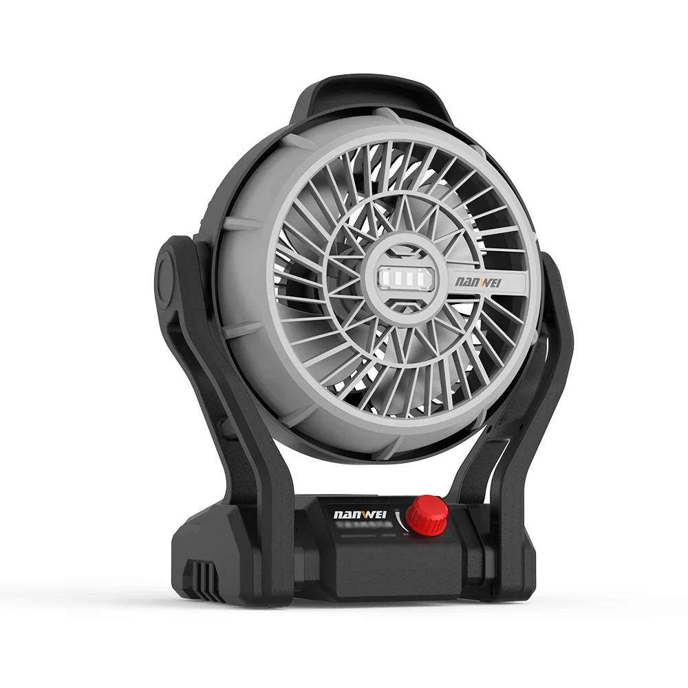 

Lithium Electric Fan DC/AC Air Circulation Fan Mini Small Handheld Multifunctional Camping Ventilation Fan