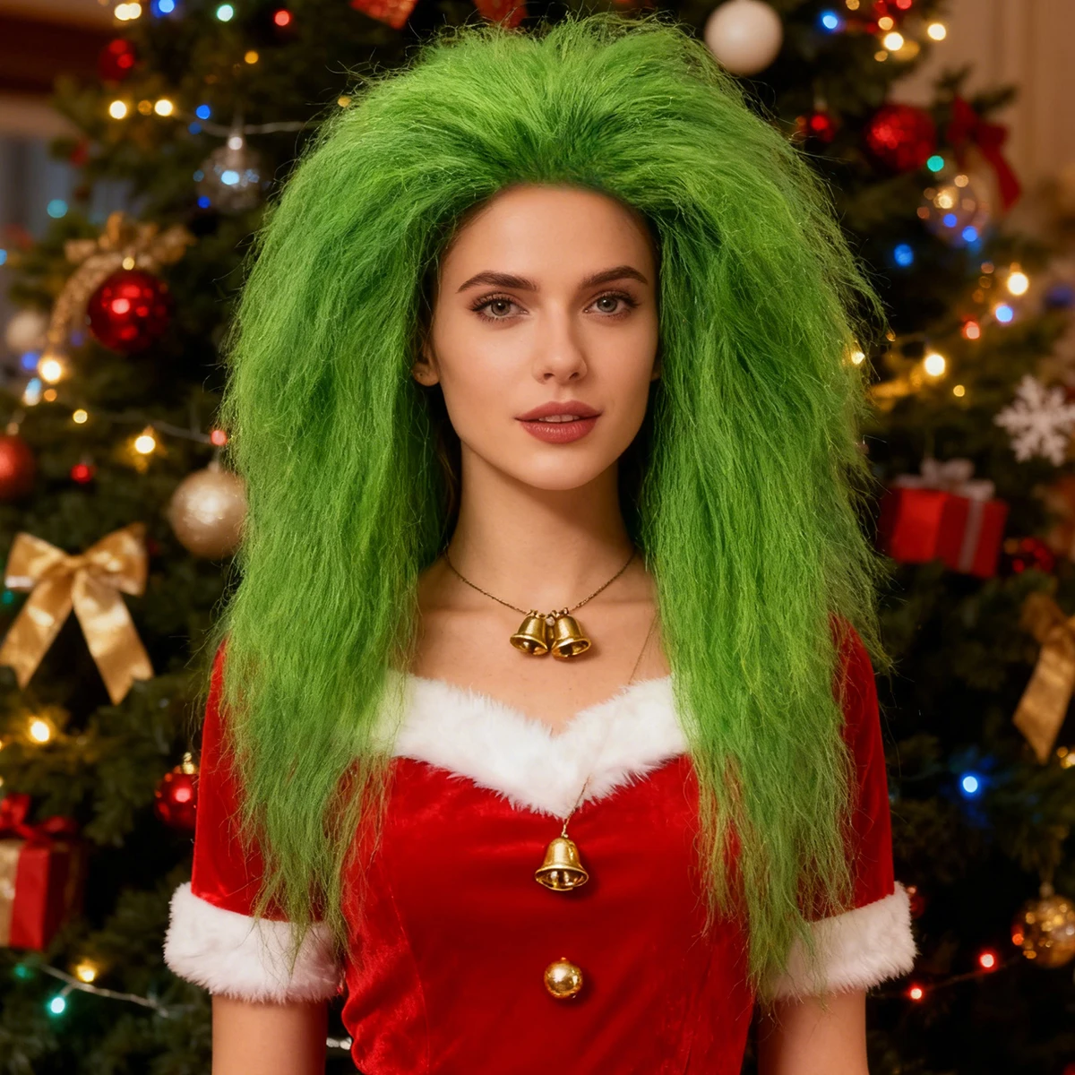 

Синтетический парик Anxin: Длинные прямые волосы с эффектом необузданности и беззаботности, пряди с естественной и повседневной текстурой, доступен в различных цветах, таких как розовый/белый/серый/черный; Изготовлен из высококачественного синтетического 