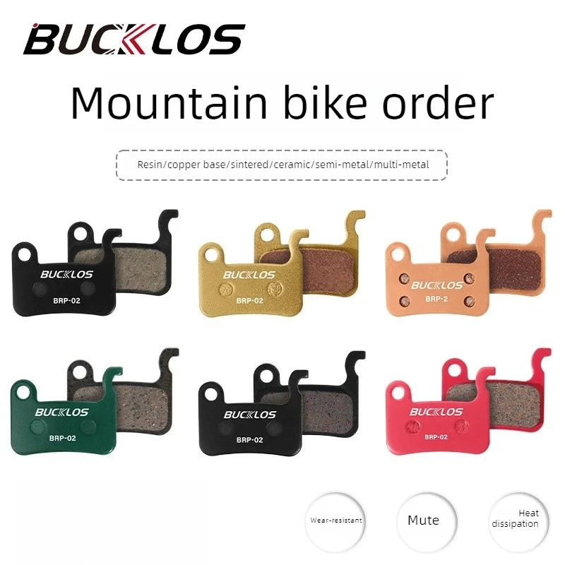 

BUCKLOS Mountain Bike Heat Dissipation To Make A01S Ceramic Resin Brake Pads M06/M07 Disc Brake Block