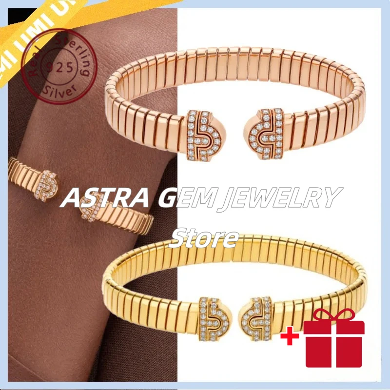 

2025 Hot Selling Luxury S925 Ring Open Bracelet Classic Scene Multi Functional Jewelry - Birthday Gift Party Fashion Accessories