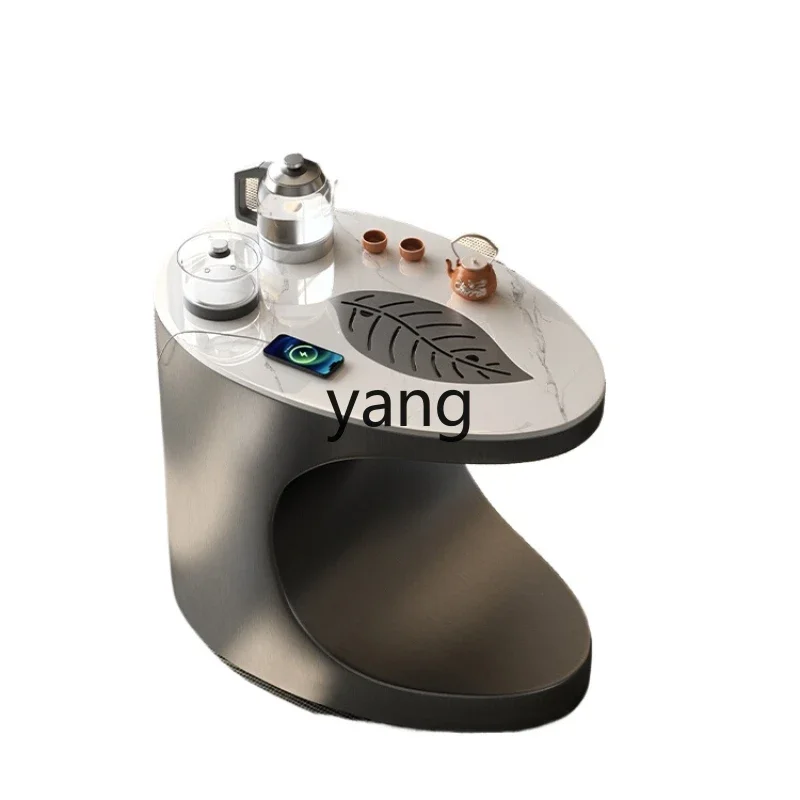 

CX Light Luxury Minimalist Table-Chair Set Balcony Kung Fu Bubble Movable Small Tea Trolley