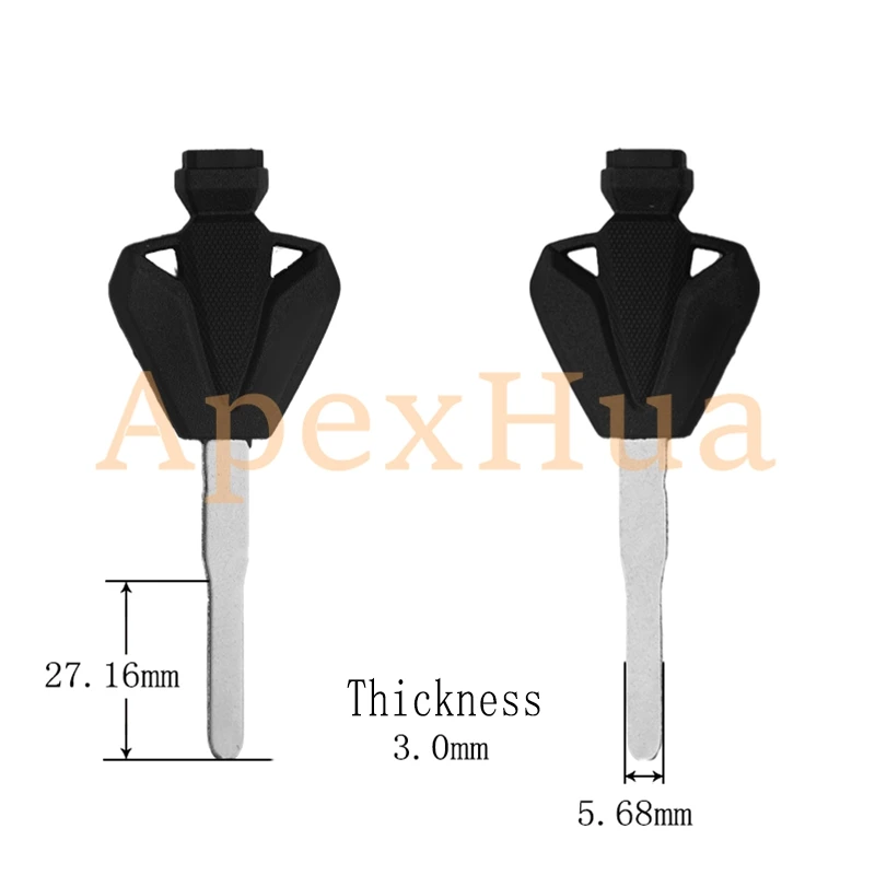 motorcycle key, suitable for Yamaha X-C85 with three magnets without cover mslaz150 flat key blank