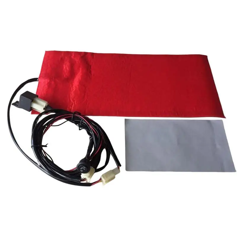 Motorcycle Seat Heater universal Winter Thermal Seat Cover Motorcycle Beach Bike Seat Heating Pad Motorcycles Supplies