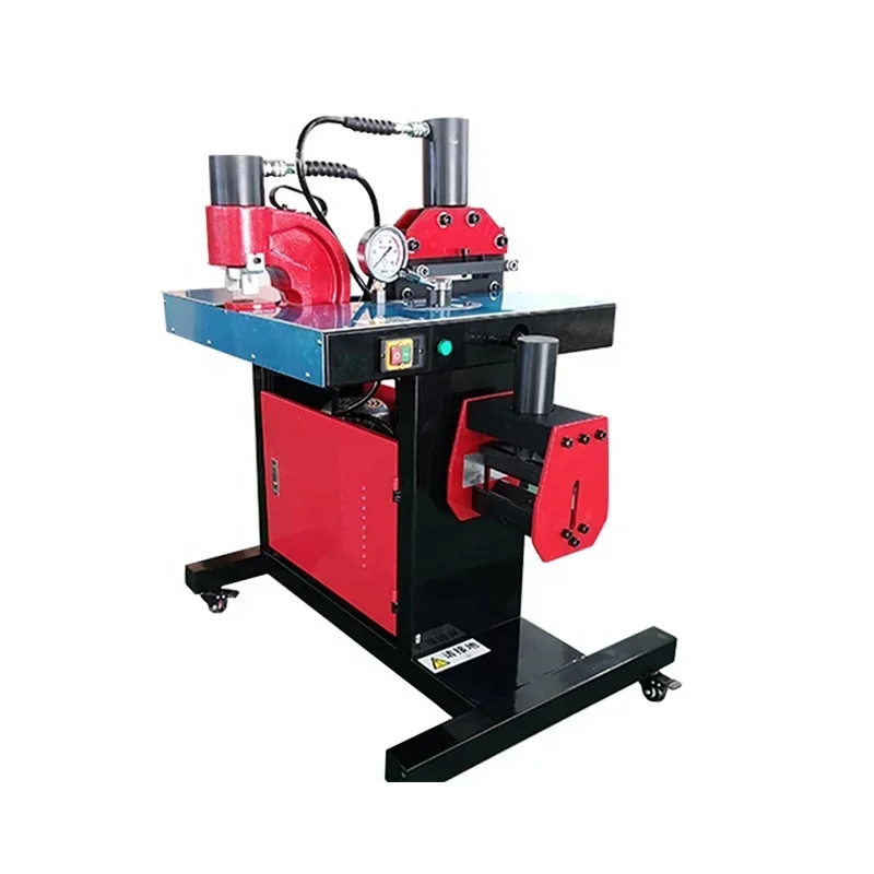 cooper cutting crimping and bending equipment portable busbar machine universal wheel