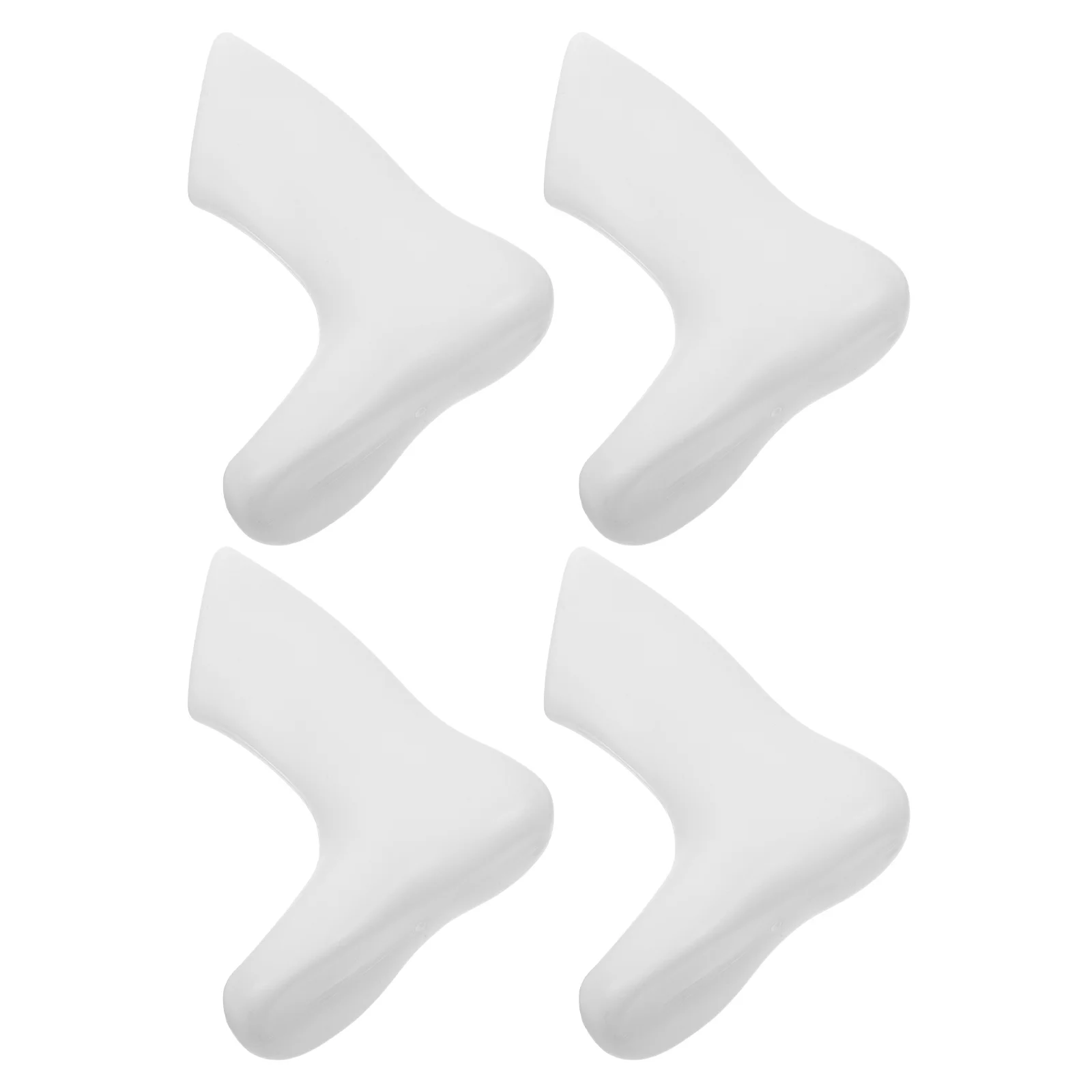 

4pcs Baby Socks Display Stand Hollow Foot Mannequin For Shoe Shape Holder Durable Plastic 7.07 X 5.5 X 2.36 Inch White Sock
