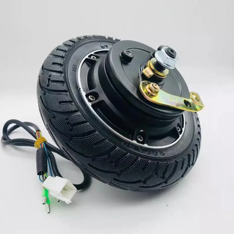 Silnik bezszczotkowy z kołem pełnym 8 cali i hamulcem bębnowym, 24V/36V/48V 350W, do hulajnogi elektrycznej i roweru.
