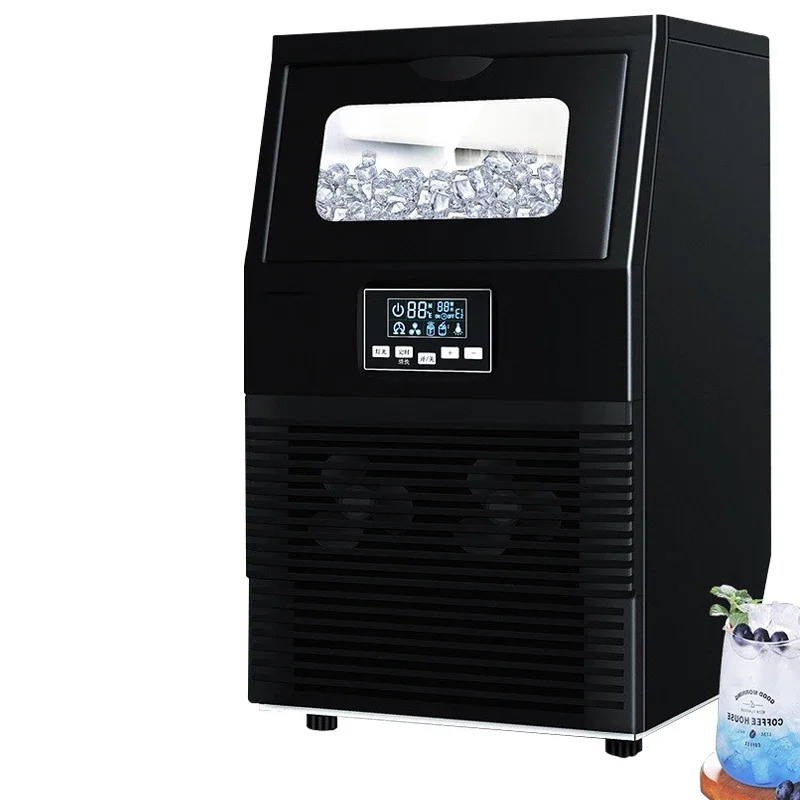 40kg/24H WZB-40F 220V Electric Square Automatic Ice Cube Machine Portable Ice Cube Making Machine Suitable For Bar