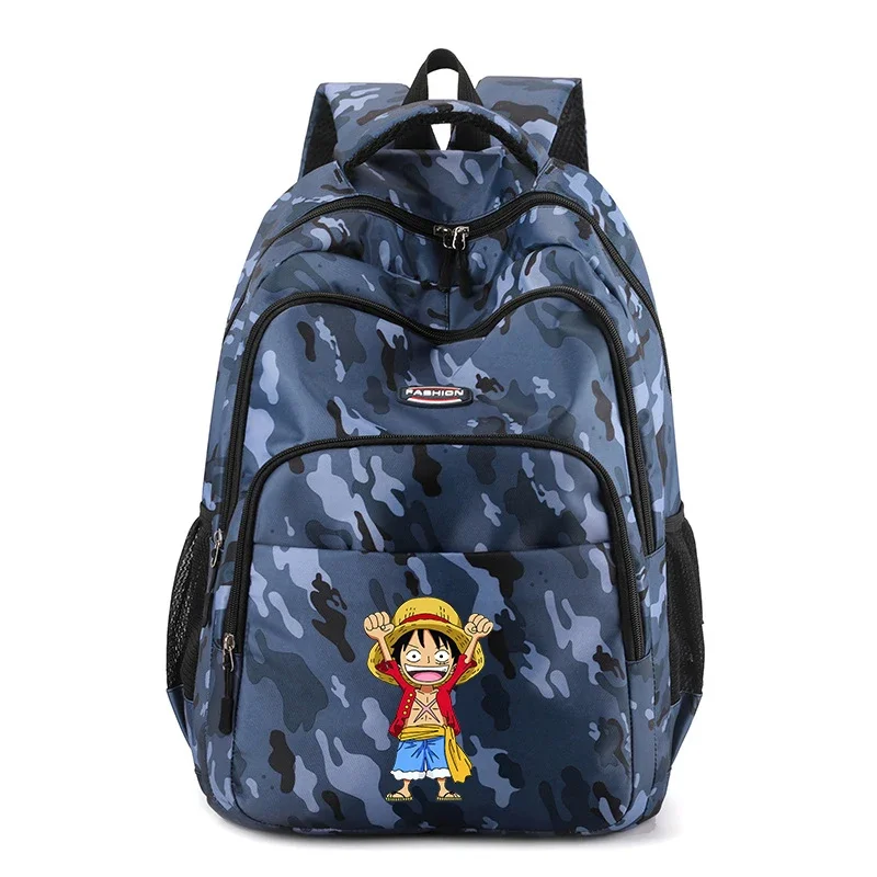 One Piece Luffy Boys School Bag School Bookbag Large-capacity Kid Backpack Boy Knapsack Highquality Backpack LaptopBag  Mochila