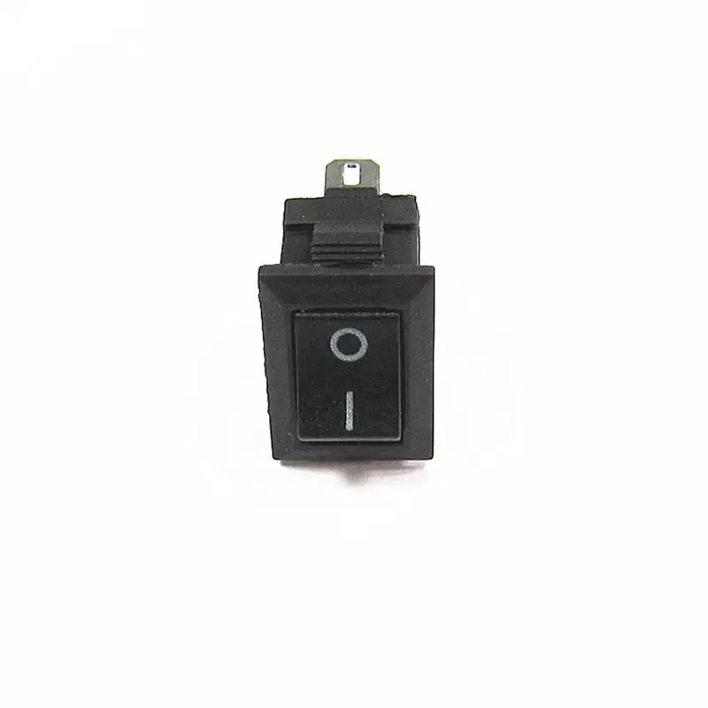 5pc/set Delicate Rocker Switch 10 * 15 mm AC 3A/250V  6A/125V 2 Pin Red Black ON/OFF I/O Micro switch