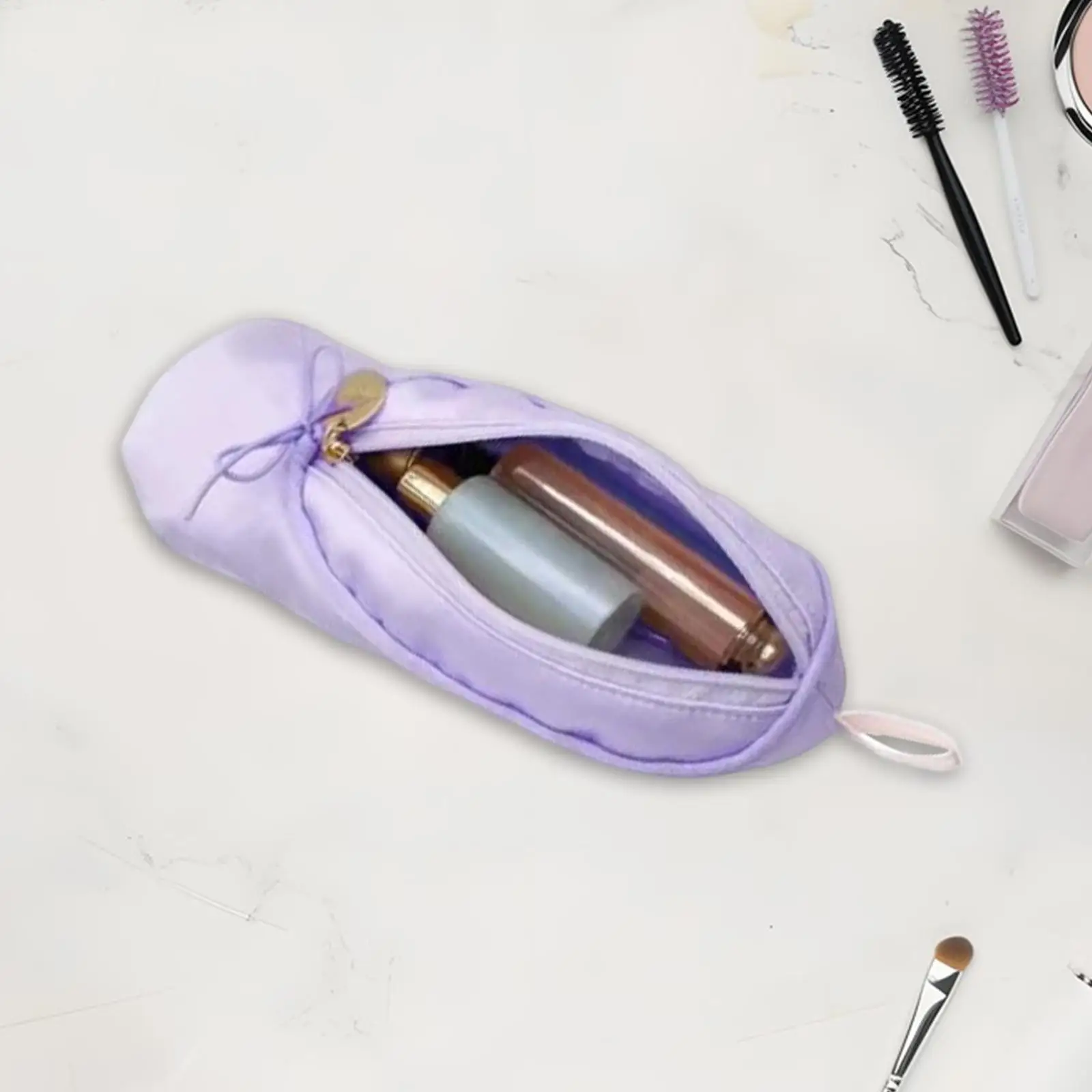 

Pencil Case Versatile Cute Zipper Ballet Dance Shoe Makeup Bag Cosmetic Bag Pencil Pouch for Women School Kids Dancer Lover Gift