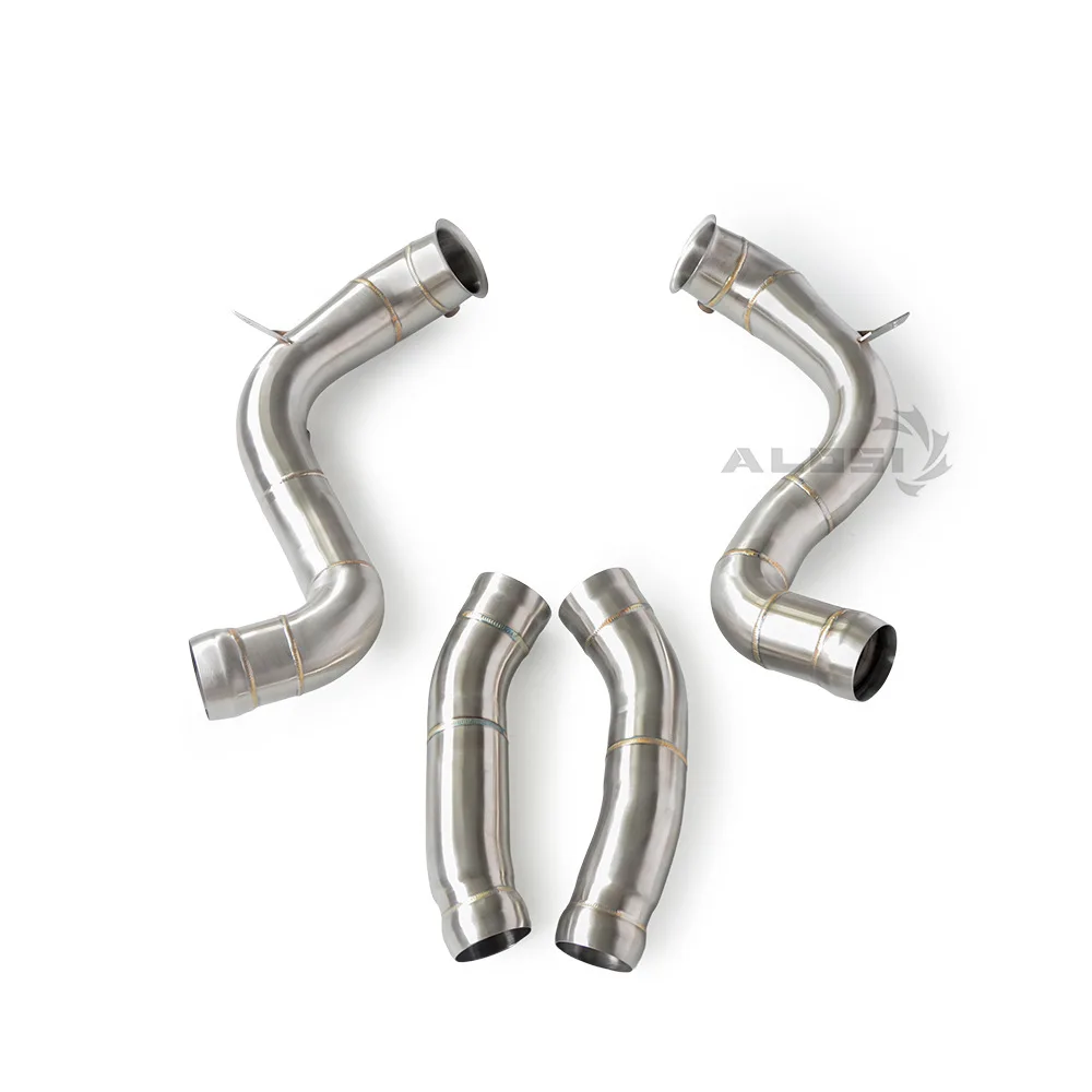 Подходит для Mercedes-Benz GLC63 AMG 4.0T 2016-2022, выхлопная труба из нержавеющей стали, высокая производительность