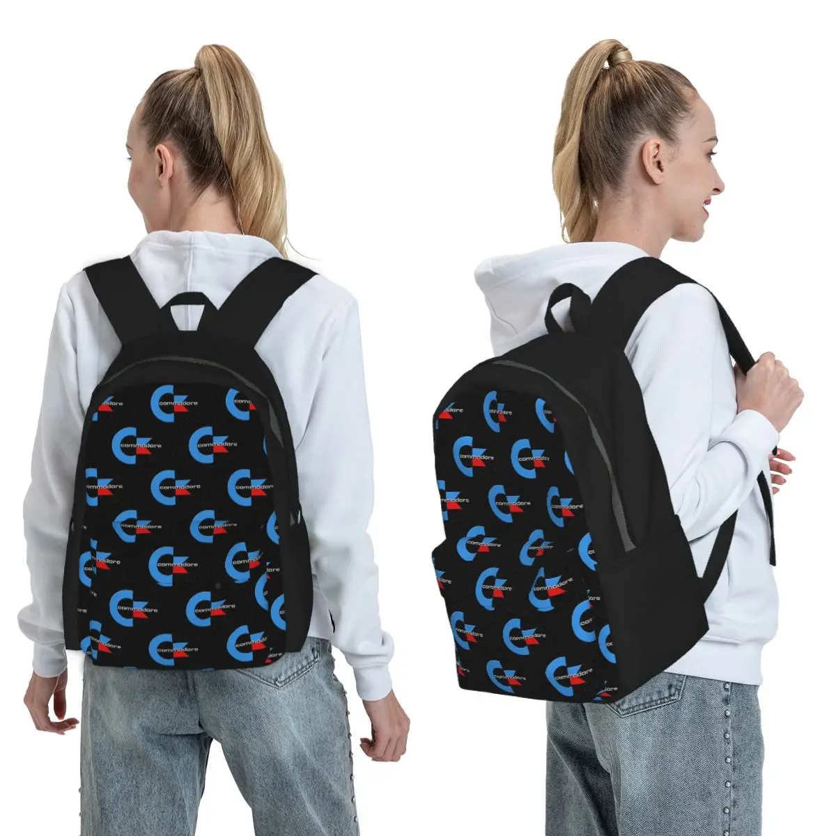 Commodore 64 Go Back To Your Childhood Backpack Boys Girls BookBag Kids School Bag Computer Shoulder Bags for Men Women