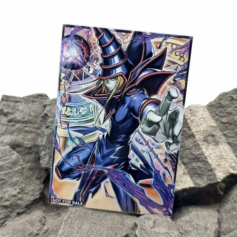 

60pcs/set Yu-Gi-Oh! Dark Magician Blue-Eyes White Dragon Flash Card Sleeve Anime Game Collection Card Protective Cover 63*90mm