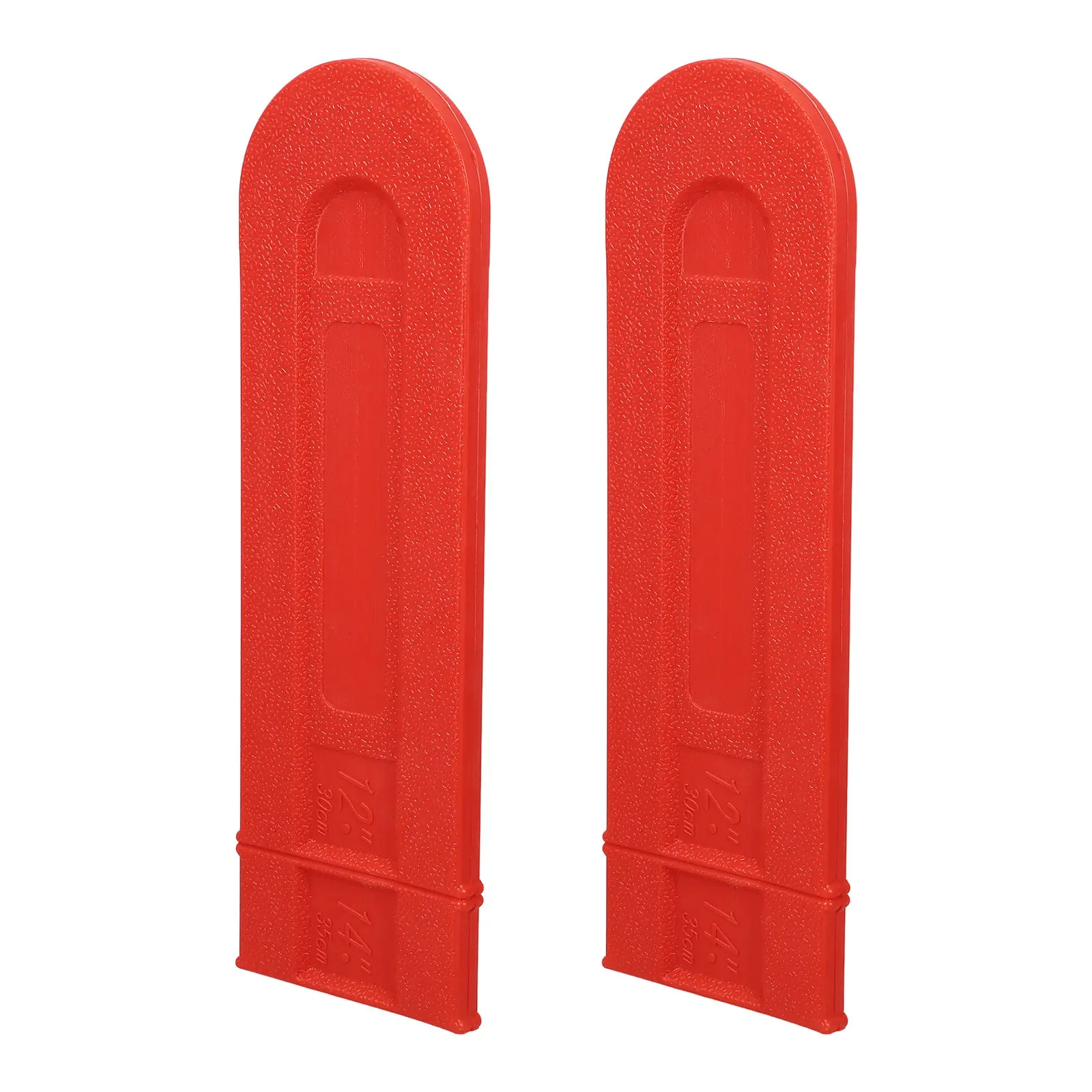 2Pcs Chainsaw Chain Cover 12 Inch Tough Bar Protective Sleeve Easy Install Scabbard Guard for Chainsaw Safety Storage Transport