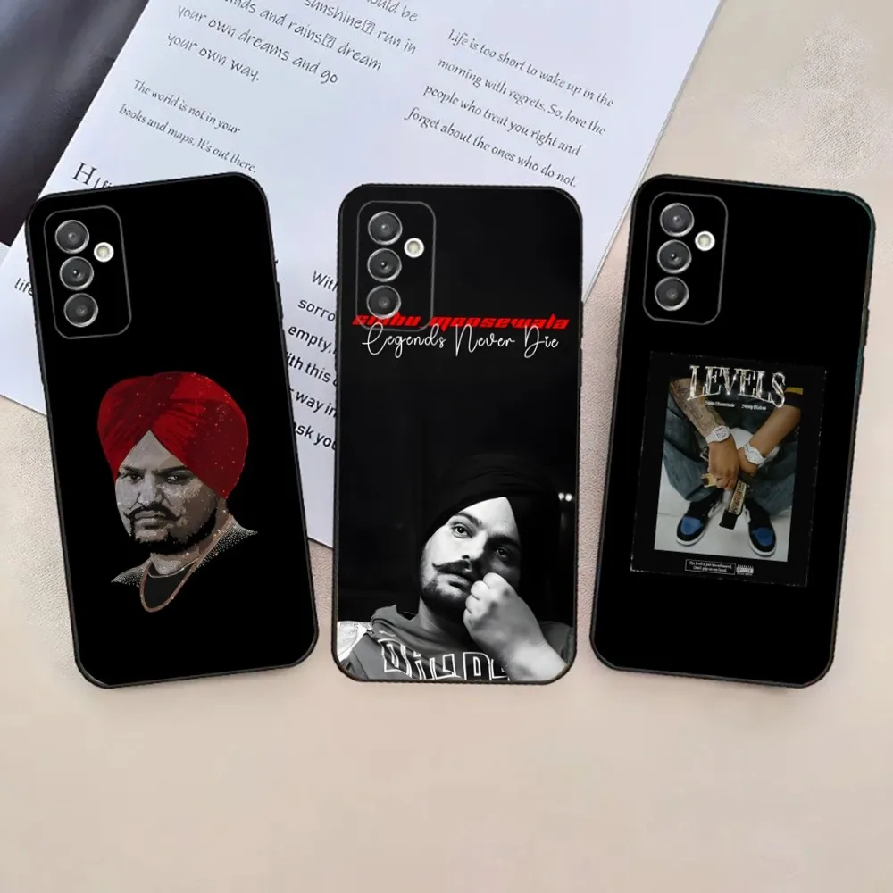 Indian Rapper Sidhu Moose Wala Phone Case For Samsung Galaxy A20,A21s,A22,A31,A32,A52,A53,A72,73,A80,A91 Soft Black Phone Cover