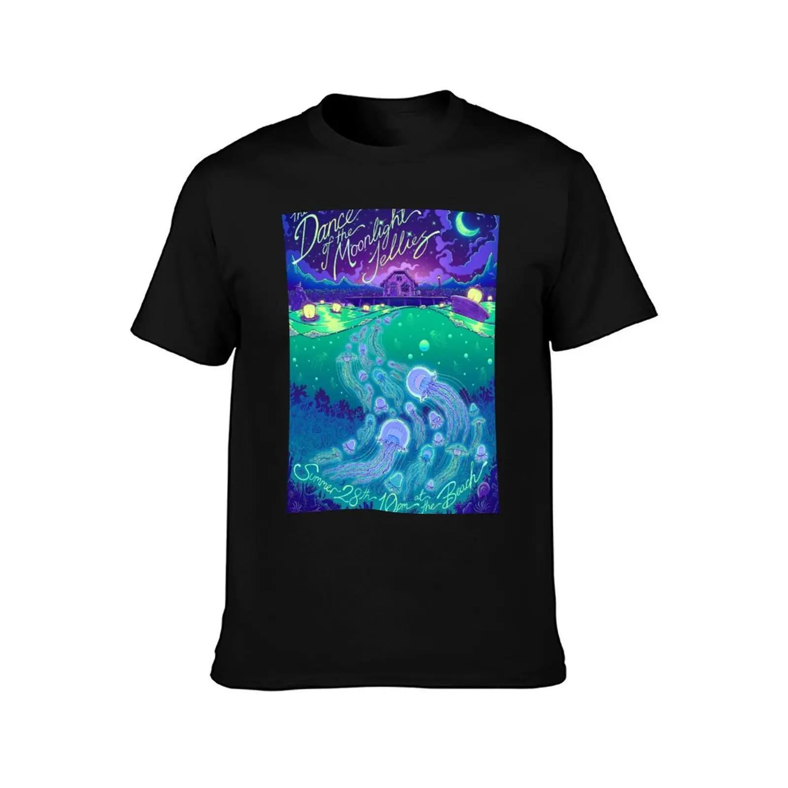 Stardew Valley Dance of the Moonlight Jellies T-Shirt Casual Daily Wear Short Sleeve Top T-Shirt