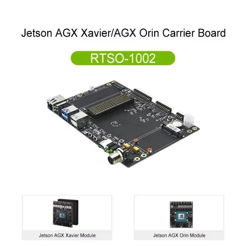 Realtimes NVIDIA Jetson AGX Xavier/Orin الناقل مجلس RTSO-1002 الناقل لوحة ل NVIDIA Jetson AGX Orin وحدة حافة الحوسبة