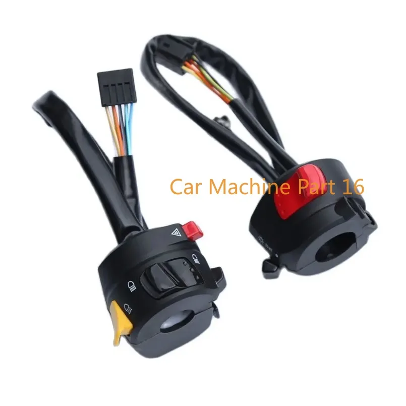 Motorcycle Handlebar Horn Button Turn Signal Electric Fog Lamp Light Start Handlebar Controller Switch For Suzuki GW250 GW250cc