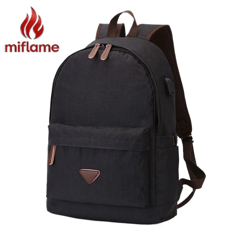 Men's Backpack Multifunctional Water-resistant with USB Charging Port for School Travel Work Unisex Stylish