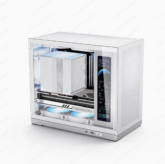 Flash Scale G500 Chassis, Portable MATX Side Transparent TYPEC, Secondary Screen 240 Water-cooled Main Box, 2024New