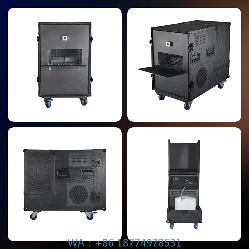 4000W Fog Smoke Cannon Machine for Disco Stage Events  Outdoor Stainless Steel Waterproof Haze Mist Machine