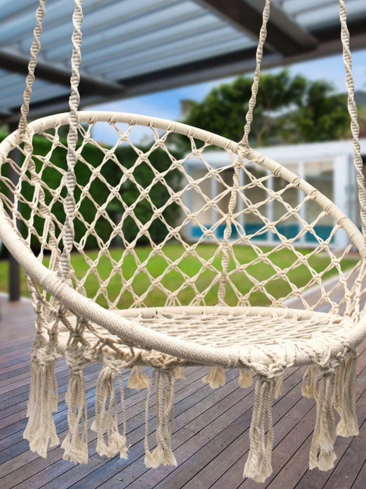 Swing Outdoor Courtyard Garden Hanging Chair Bedroom Interior Balcony Hanging Basket  Douyin Outdoor Cradle