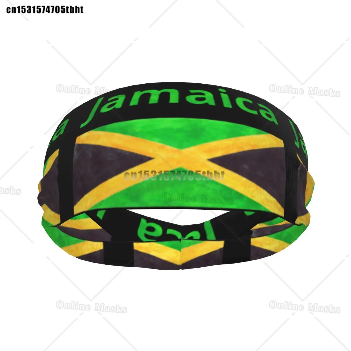

Flag Of Jamaica Athletic Headband Elastic Sweatbands Women Men Basketball Sports Gym Fitness Sweat Band Volleyball Tennis