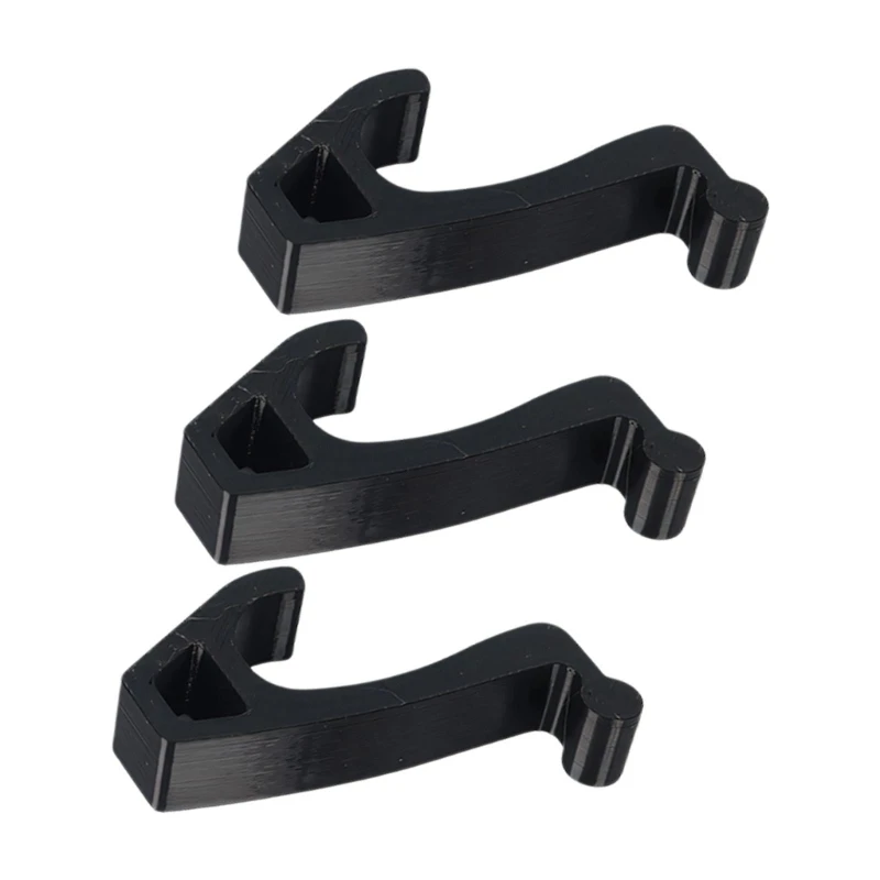 Black Awning Hook for Track Channels, Slide In Hook for Small Gear