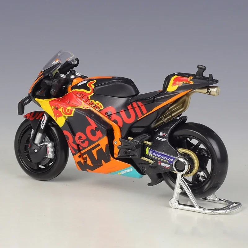 Maisto 1:18 Motorcycle 2021 GP Racing Red Bull KTM Factory RC16 Racing Model Motor Bike Miniature Race Toy For Gift Collection