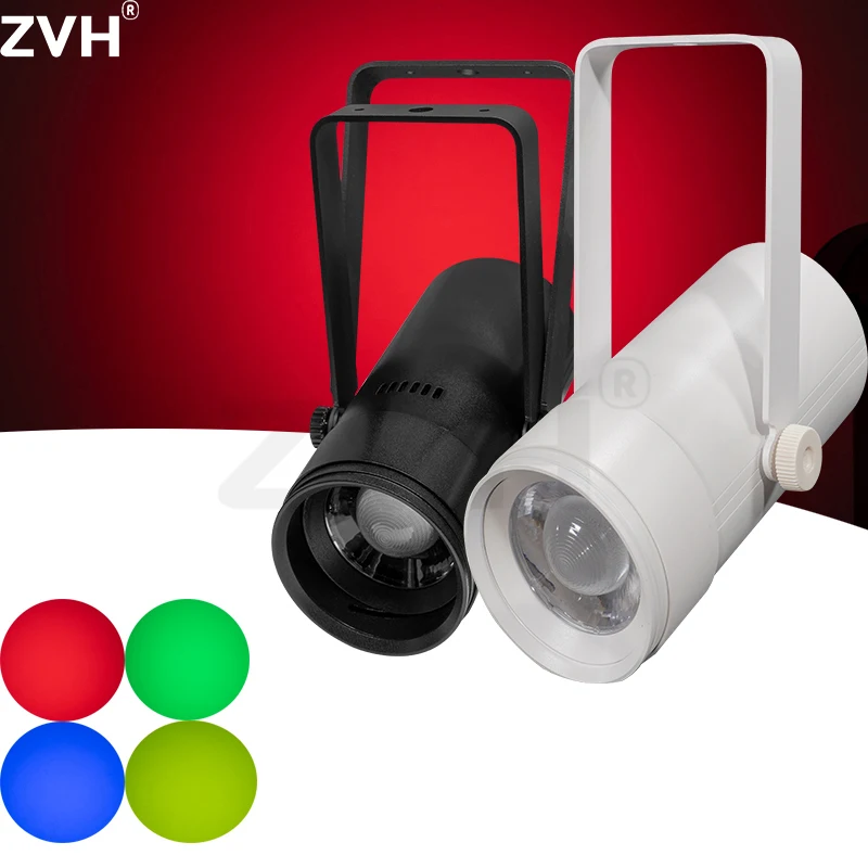 

RGBL Colorful 50W 4in1 Spotlight with Barn Door Creative DMX Control 2700K-6000K Adjustable Zoomable Fresnel Stage Lighting