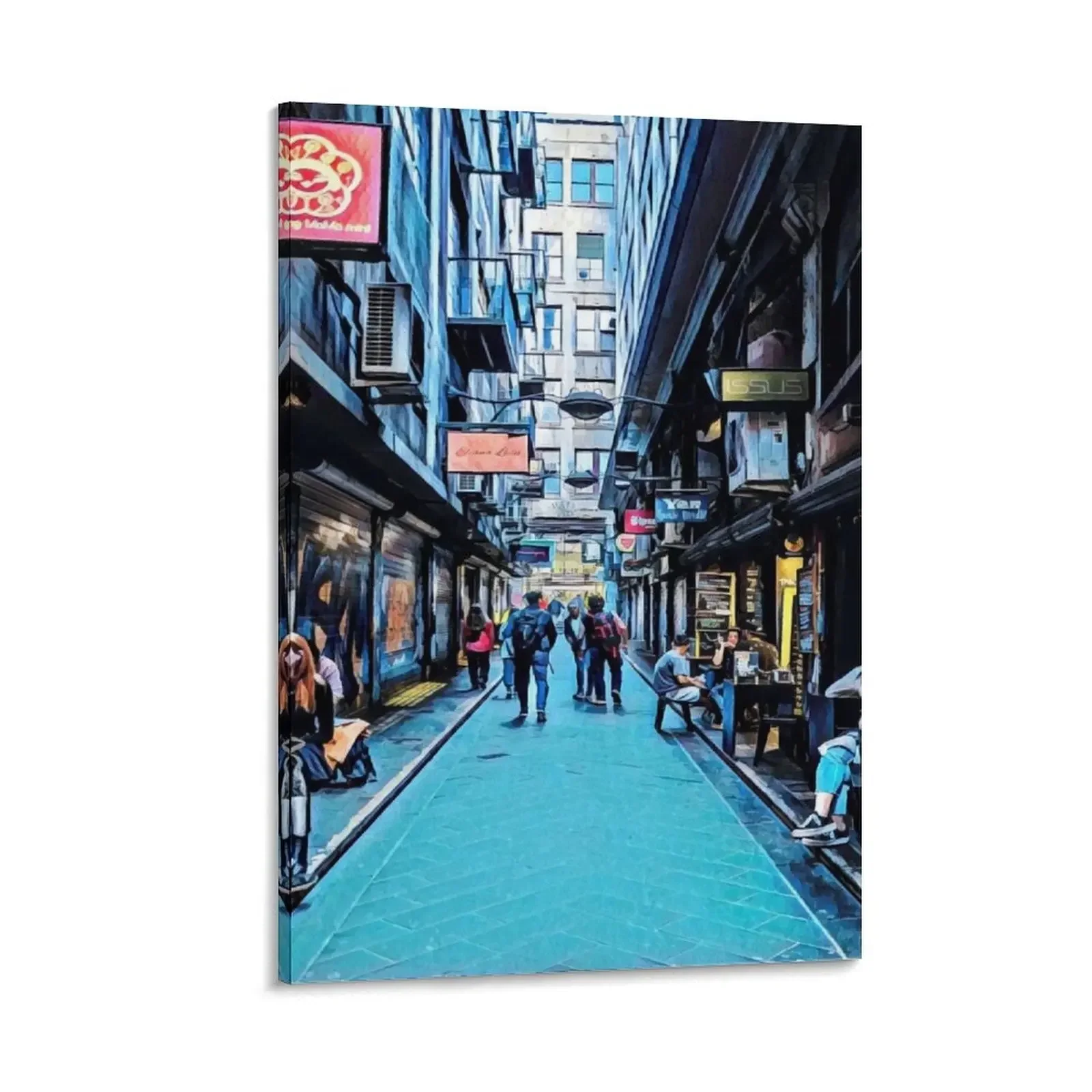

Melbourne Streets Canvas Painting vintage home decor aesthetic room decoration wall decoration painting posters anime