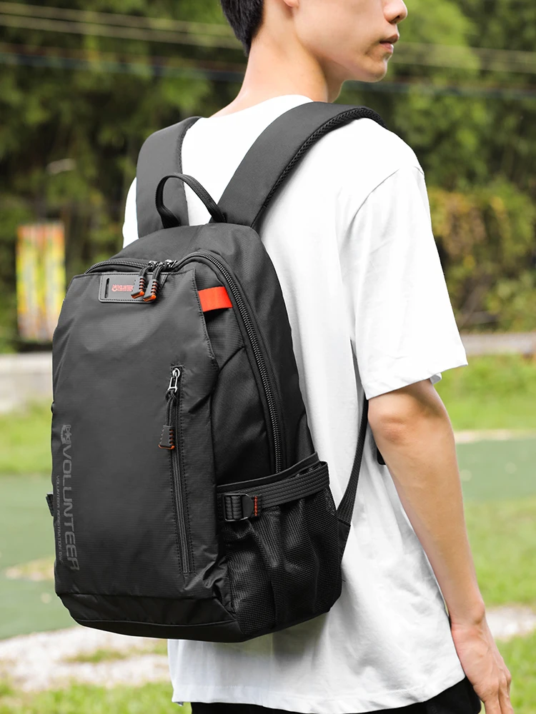 Volunteer Backpack Men 2023 New Fashionable Oxford Cloth Waterproof All-match Large Capacity High Quality Travel Bag 1802-06