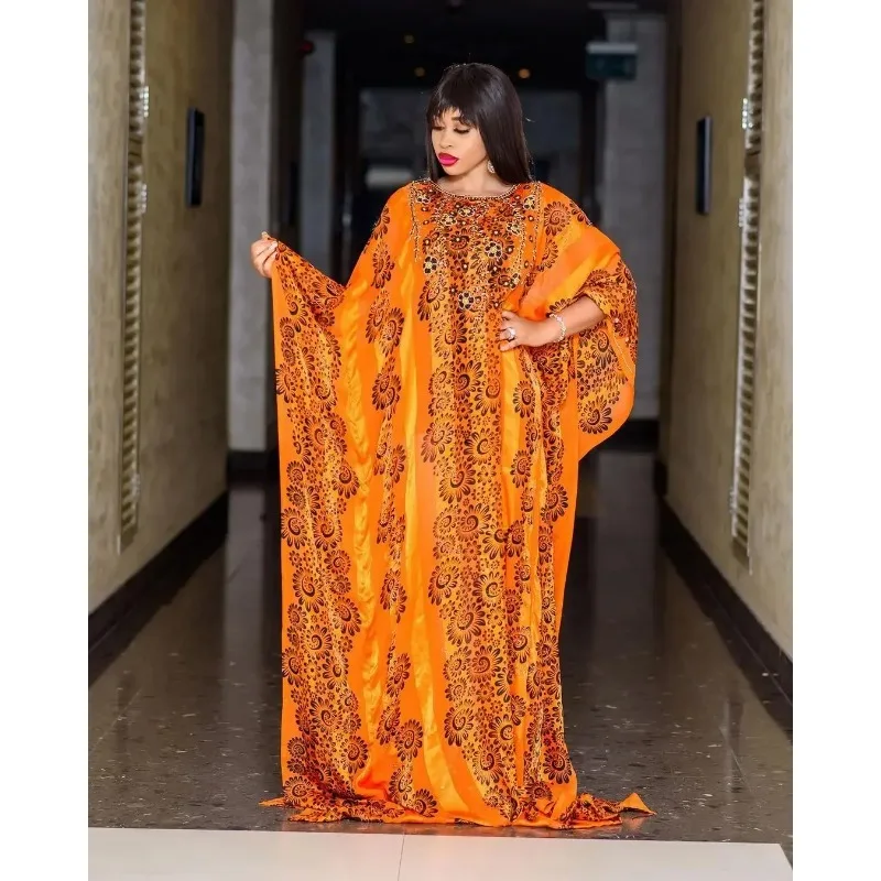 Customized African Dresses for Women 2026 Fall Long Maxi Dress African Clothes Dashiki Sexy Abaya Dubai Boubou Robe Africaine Fe