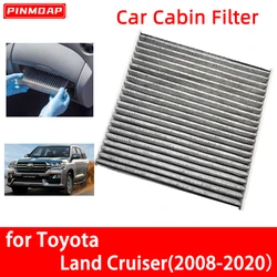 Car Cabin Air Filter for Toyota Land Cruiser 2008-2020 Auto Filters Carbon Fiber 87139-02020 87139-02090 87139-06040 87139-06080