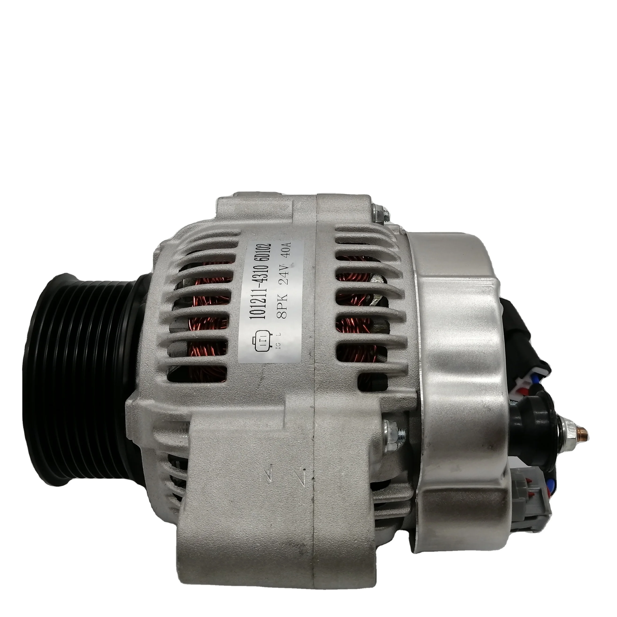 PC200-6 PC200-7 Excavator Generator Alternator 600-861-3411 101-211-4310 For 6D102 Engine