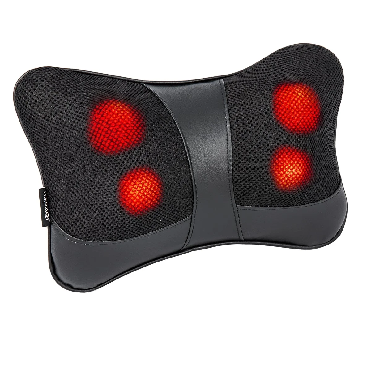 Phenitech Shiatsu Back and Neck Massager 3D Kneading Massage Pillow with Heat for Muscle Pain Relief