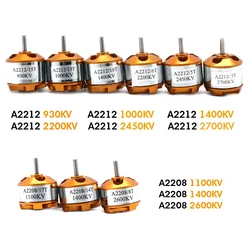 A2212 A2208 A2217Brushless Motor 930KV 1000KV 1400KV 2200KV 2700KV For RC Aircraft Plane Multi-copter Brushless Outrunner Motor