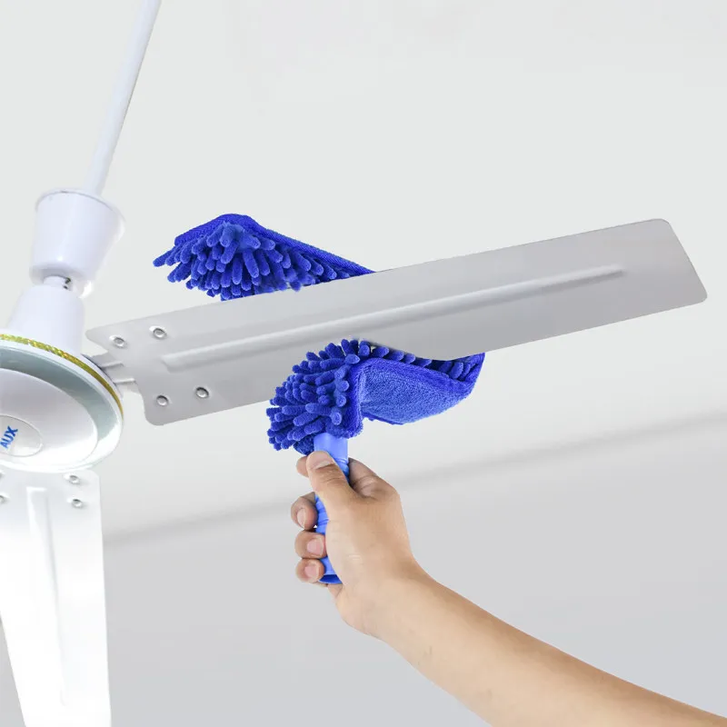 Household long retractable ceiling fan cleaning dust brush gap cleaning brush ceiling chandelier cleaning artifact dust duster