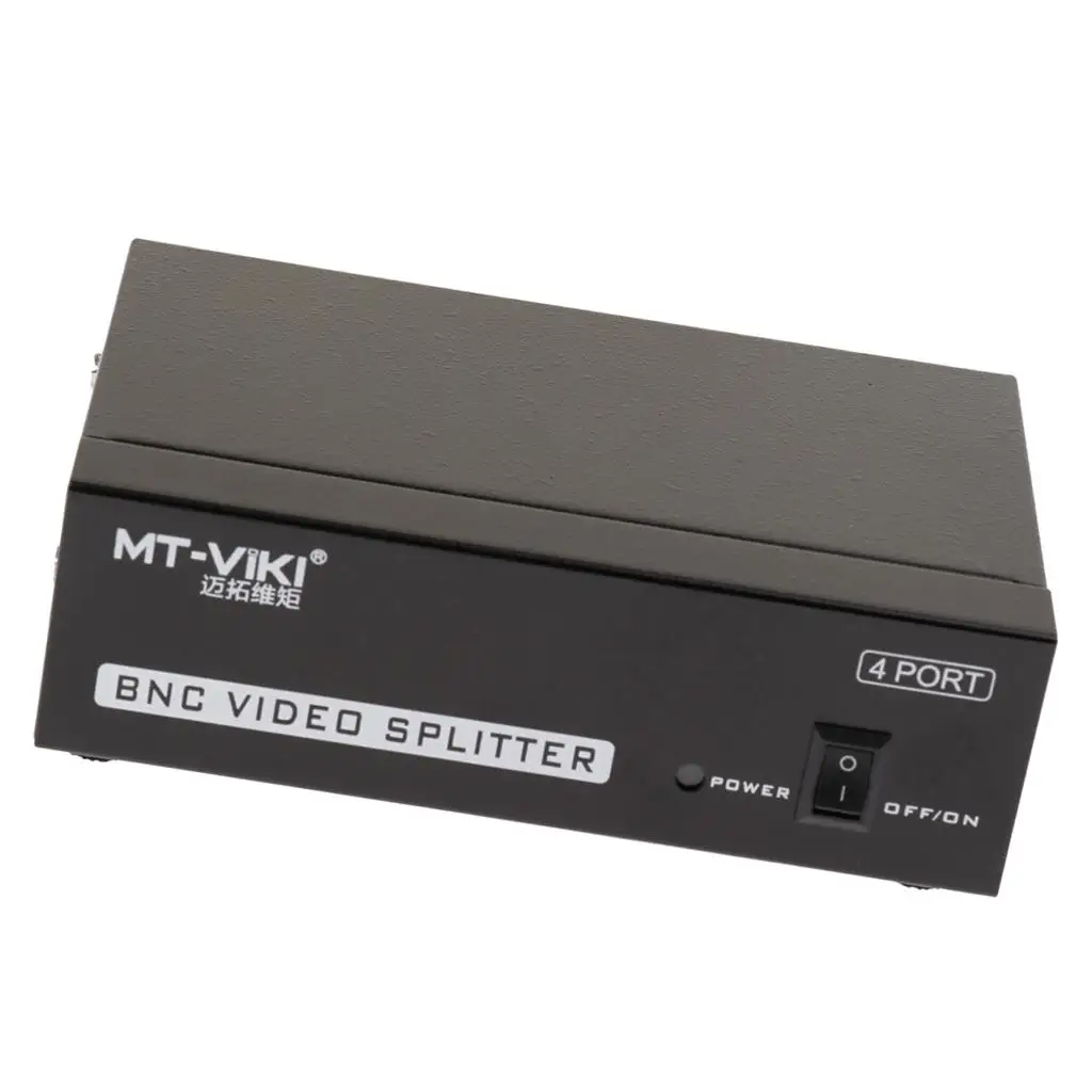 BNC 4Port Video Splitter Splitter Distributor for Video Monitor System