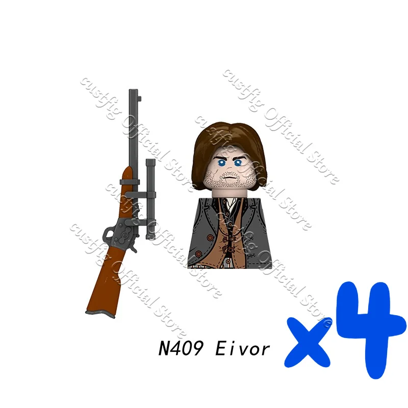 US Western Cowboy Militär-Bausteine Amerikanischer Bürgerkrieg Armee-Soldaten-Figuren Infanterie Kavallerie Sheriff Waffen DIY Bausteine Spielzeug