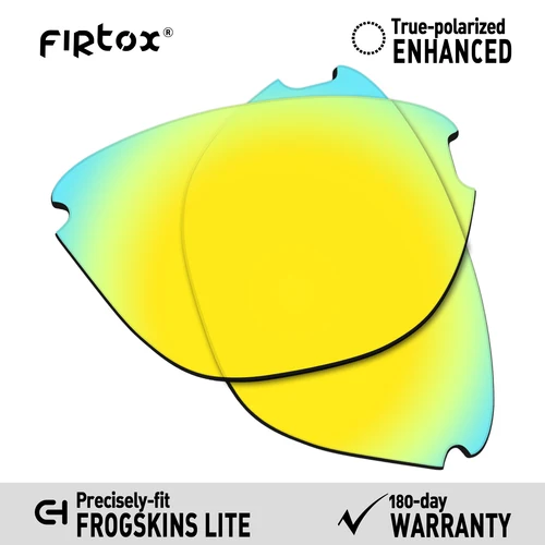 Imagen 2 del producto Lentes polarizadas Firtox True UV400 de repuesto para gafas de sol Oakley Frogskins Lite OO9374 - 63 mm (solo lentes) - Varios colores