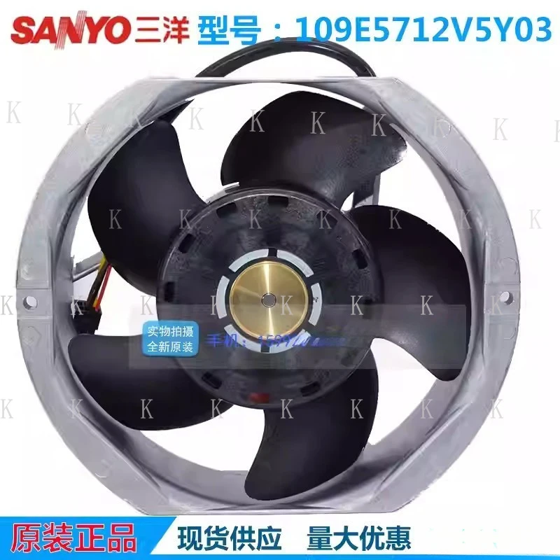 C  FOR SANYO 109E5712V5Y03 17251 DC12V 2.3A 4-Pin Dual Ball Bearing Cooling Fan