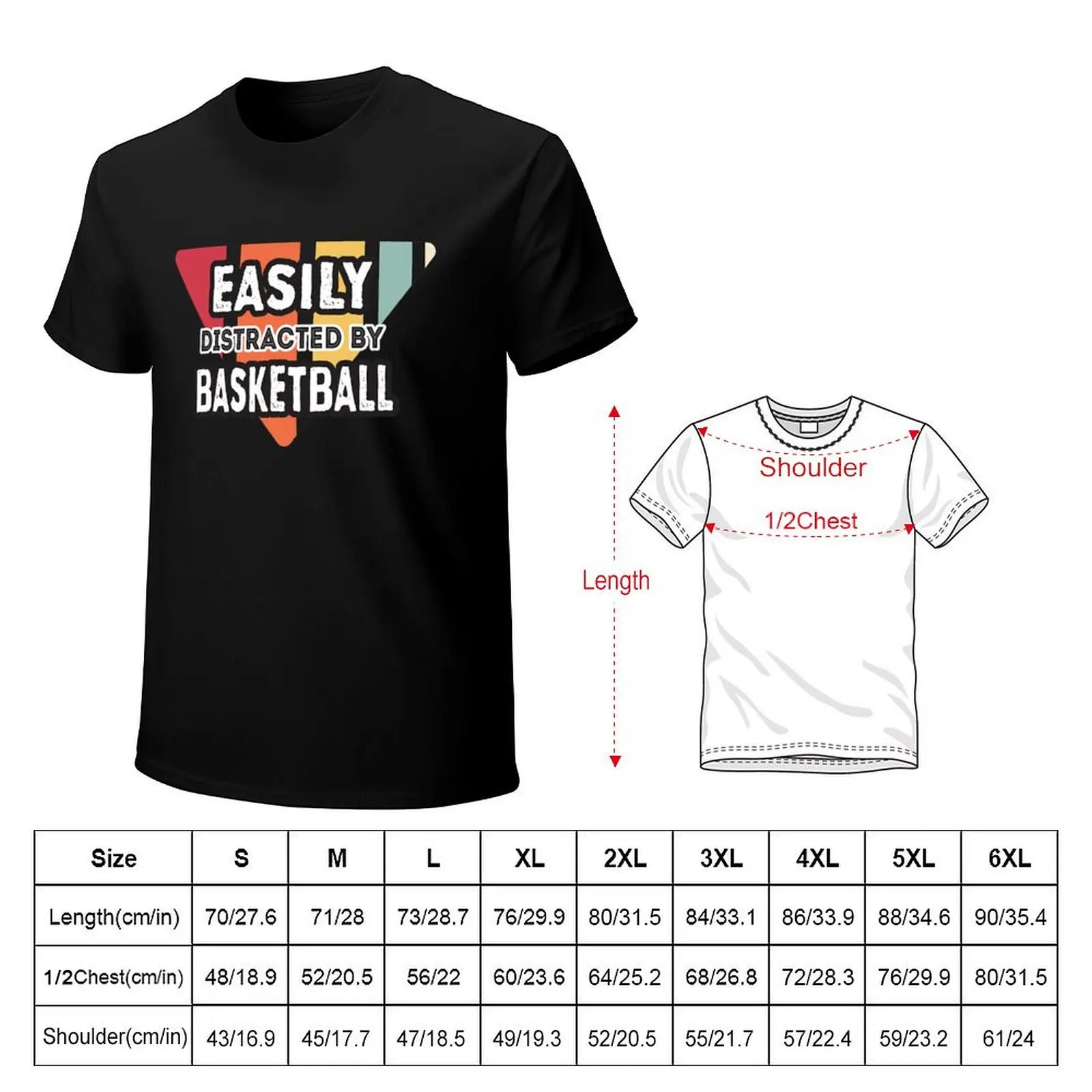 Copy of Easily Distracted by Dogs and Basketball,sports lover, streetball, christmas, mothers day, cute, girls - lopezon T-Shirt