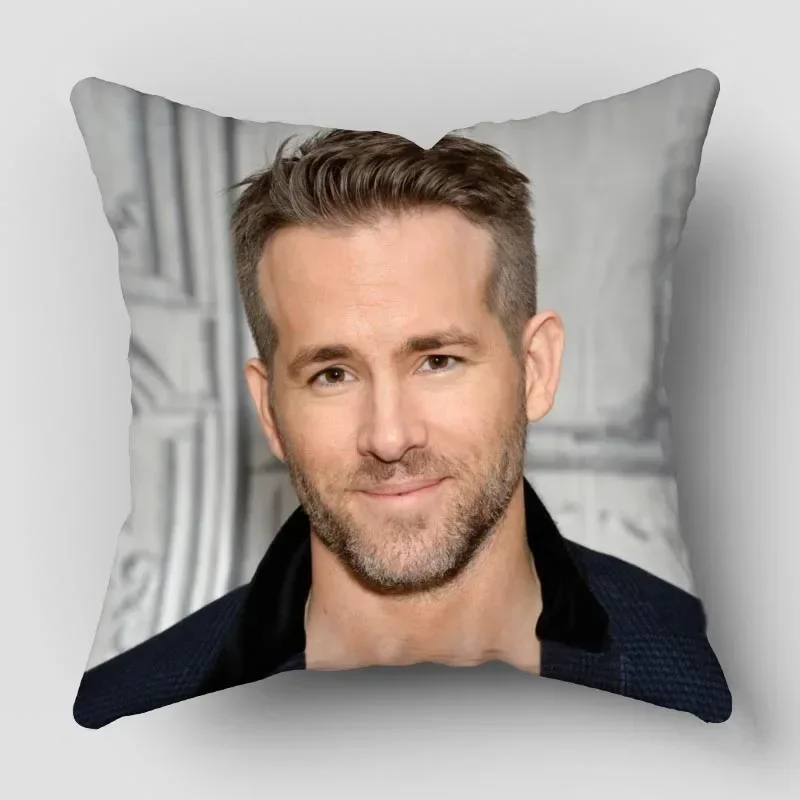 Ryan Reynolds Pillowcase Polyester Fabric Throw Pillows Sofa Home Decoration Accessories Pillow Cover 10.16WJY