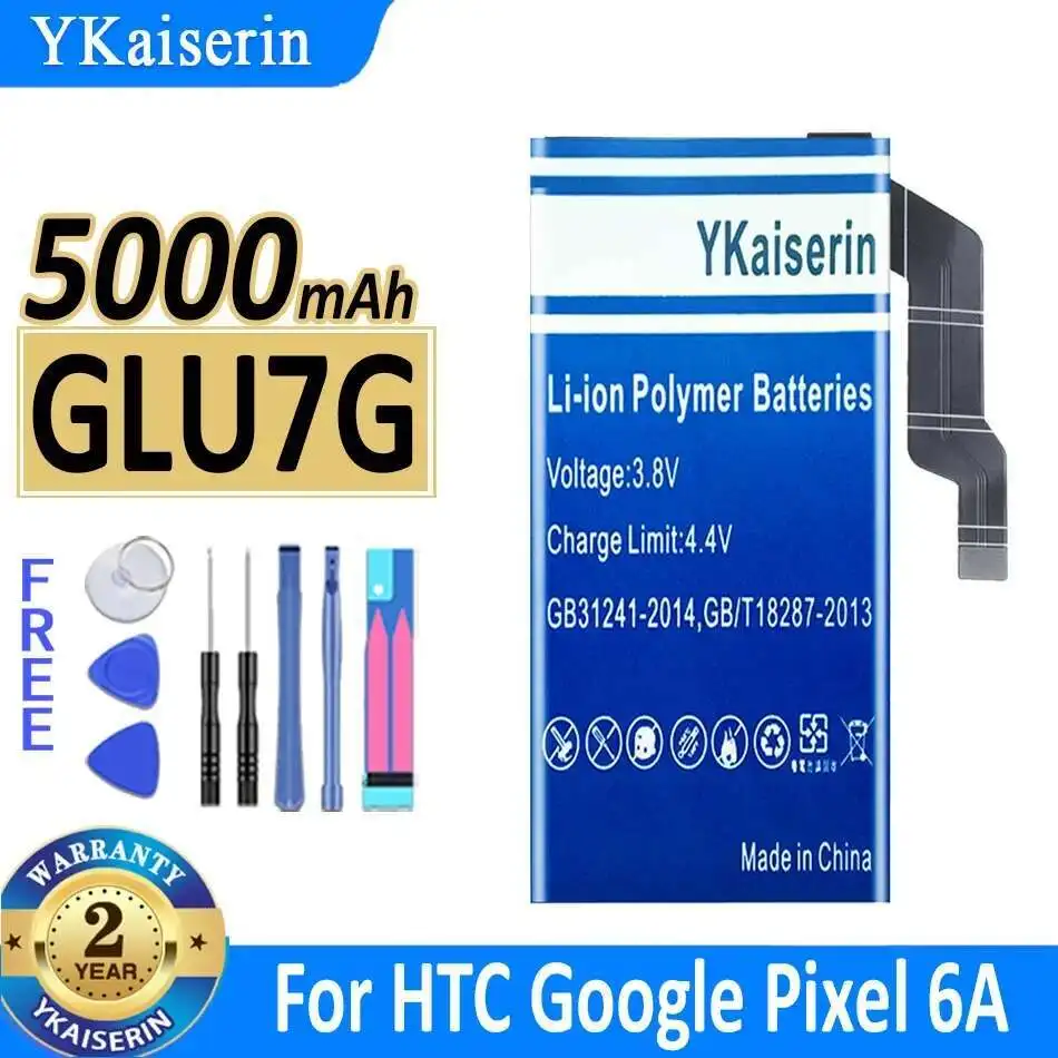 

Reliable Power For Htc Google Pixel 6A 6 A GLU7G Mobile Phone Battery 5000mAh Environmentally Friendly