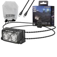 New Arrival Original Nitecore NU25 MCT UL Ultra Lightweight Headlamp 400Lumen UHE LED USB-C Recharge Headlight